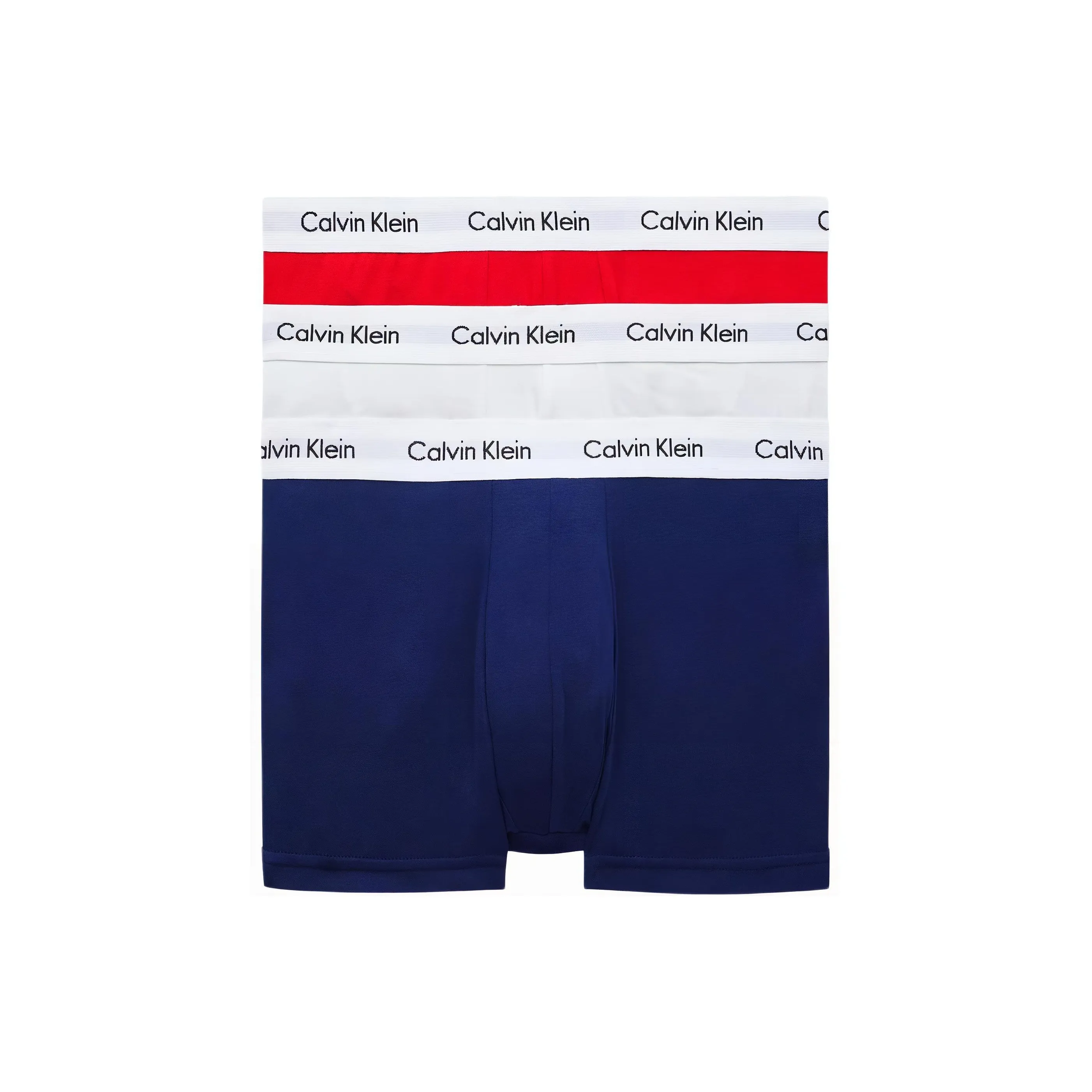 CALVIN KLEIN 3P LOW Step Шов Основная часть Боксеры Европейская версия Мужской 3 упаковки