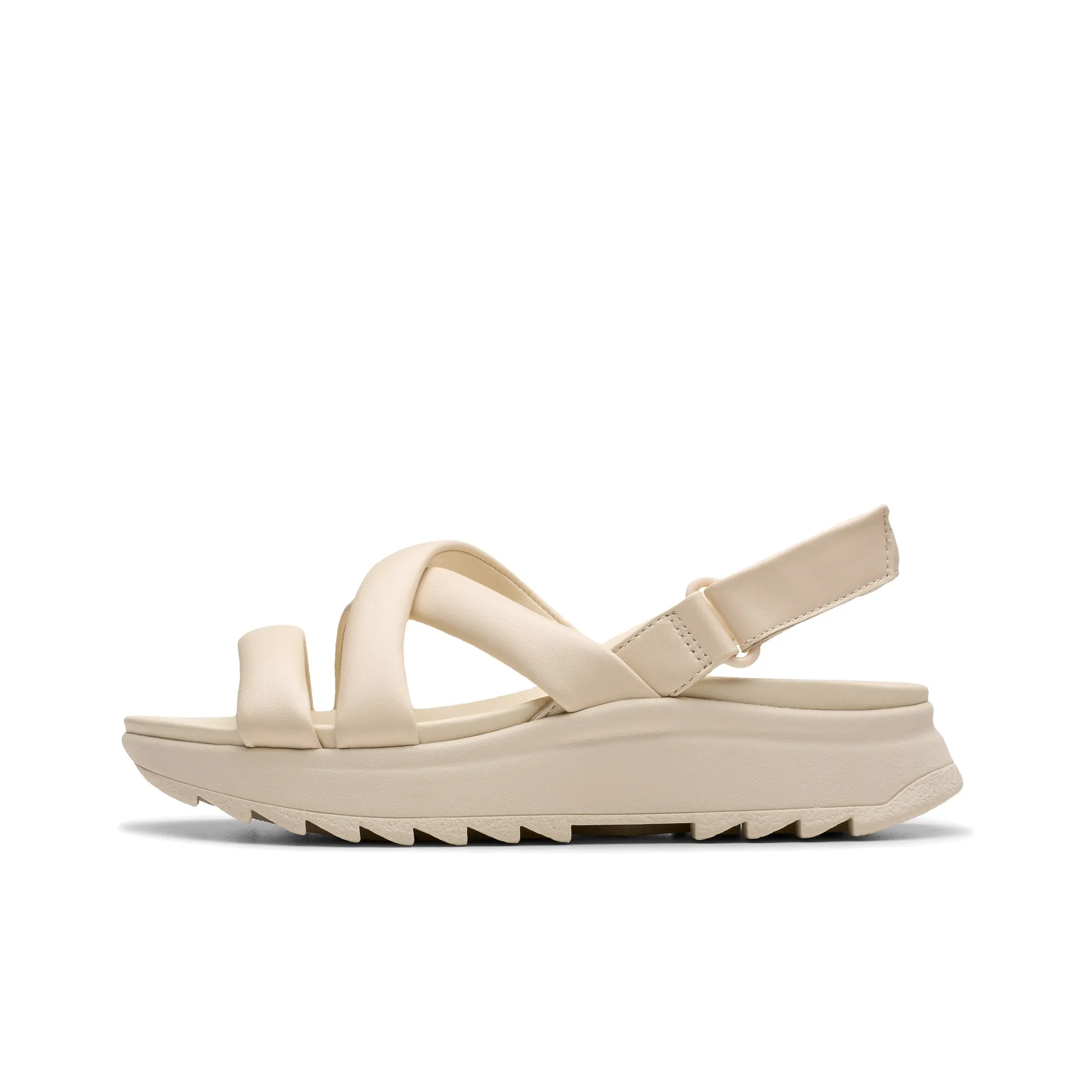 Clarks Beach Sandals Dragon Women's White