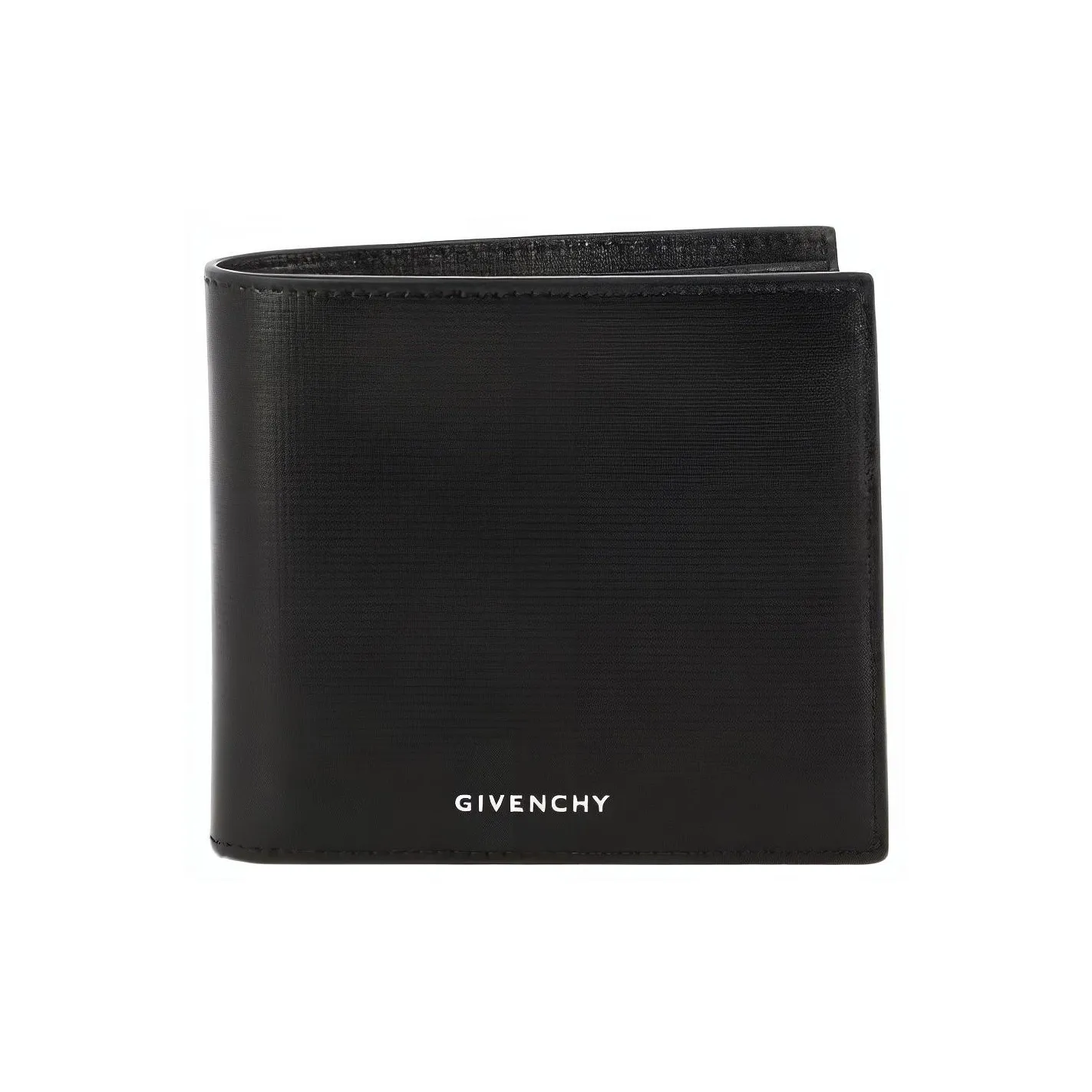 GIVENCHY 4G Телячья кожа Кошелек Стандартный Мужской Черный