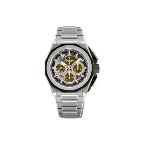 ZENITH Автоматический Механический Movement Унисекс Коллекция Defy Часы 45 мм Бежевые