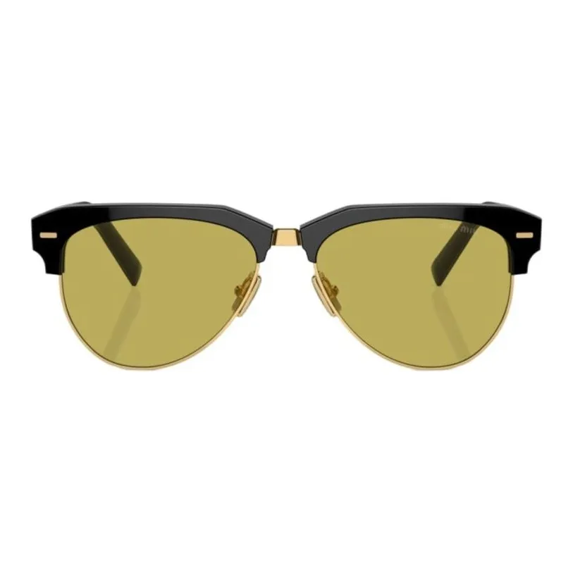MIU MIU Eyewear Logo lettering Navigator frame Sunglasses