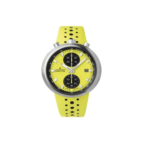 JUNGHANS Автоматический Механический Часы Мужские Movement 41 мм Желтые