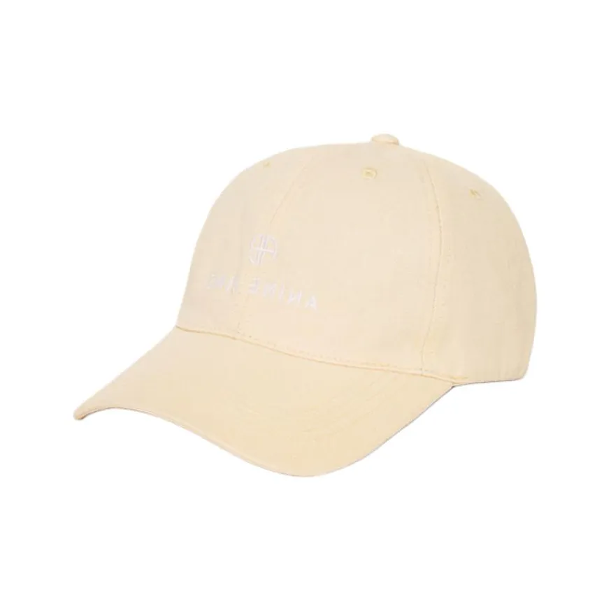 Anine Bing Cotton Baseball Caps Women's Peach