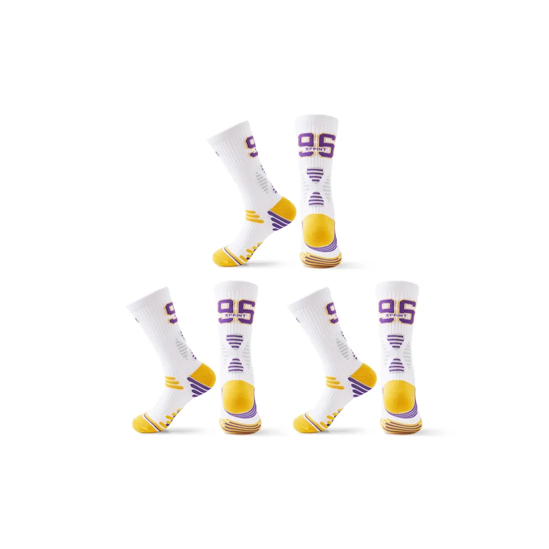 JKN Mid Calf Socks Unisex Combo Set
