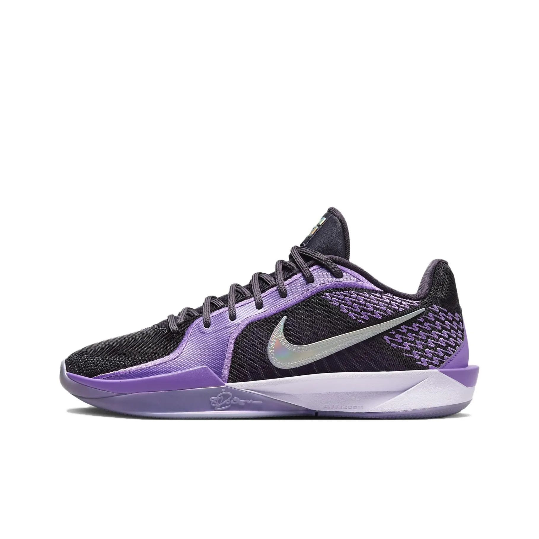 Nike Sabrina 2 'Colour Vision' EP Low-Top Basketball Shoes for Men and Women Purple and Black