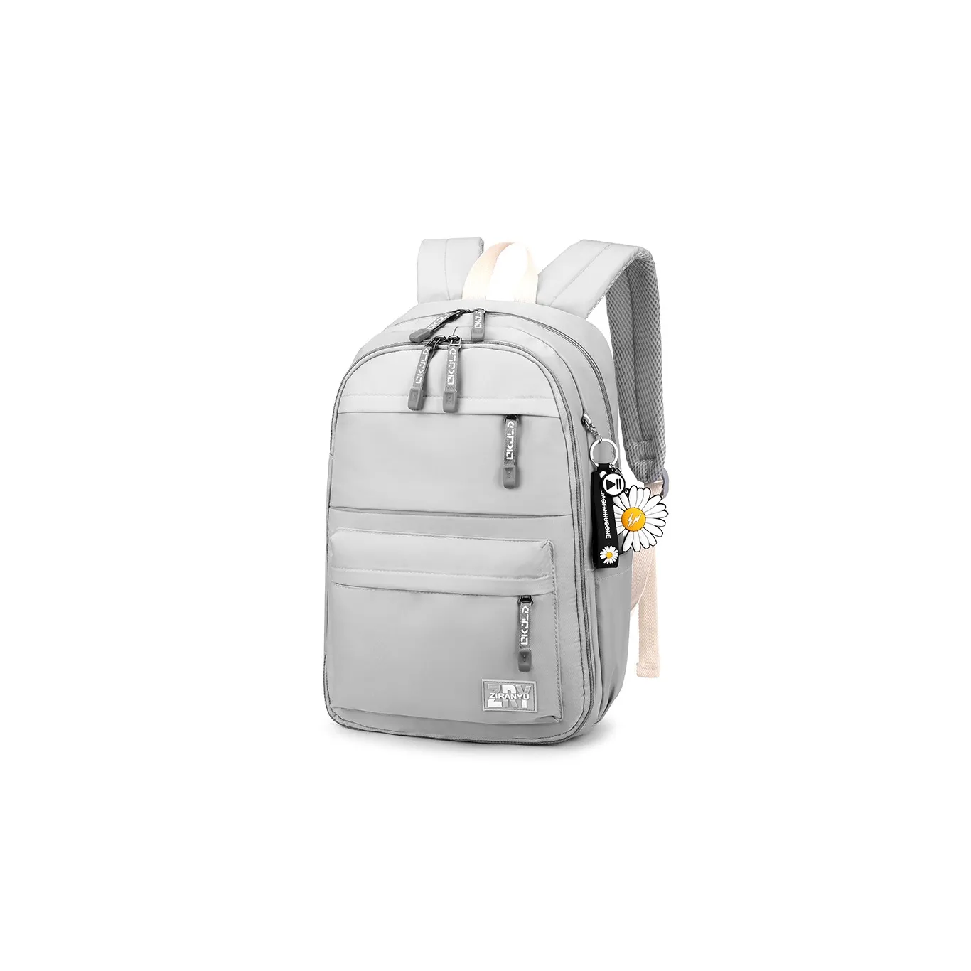 Natural Fish Nylon Backpack Regular Pink/Purple/Black/Light Blue/Gray