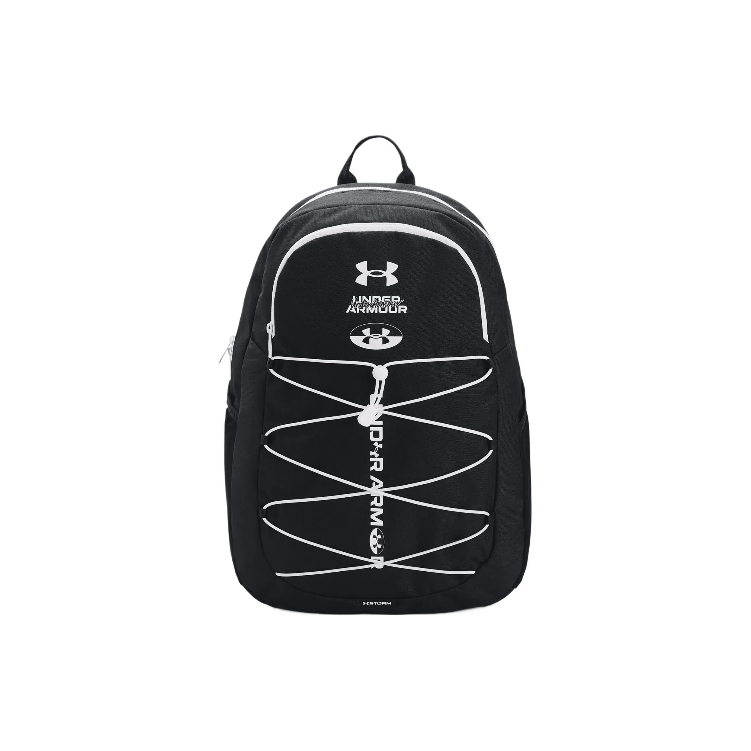 Under Armour Polyester Backpack Regular Unisex Black & White