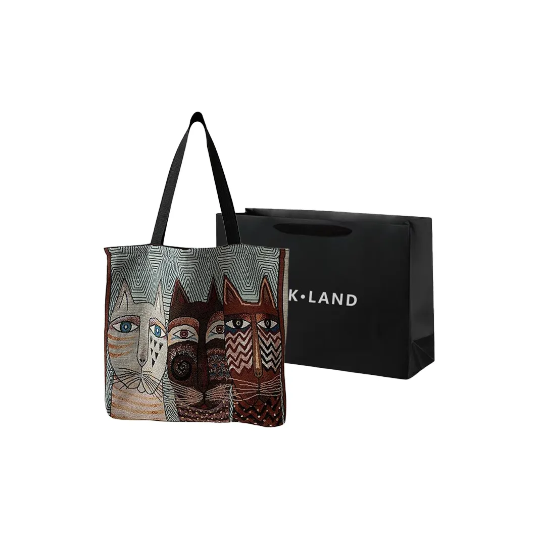 PINK·LAND Холст Тоут Сумка Сумка для покупок Холст Сумка Сумка через плечо Стандартная Женская