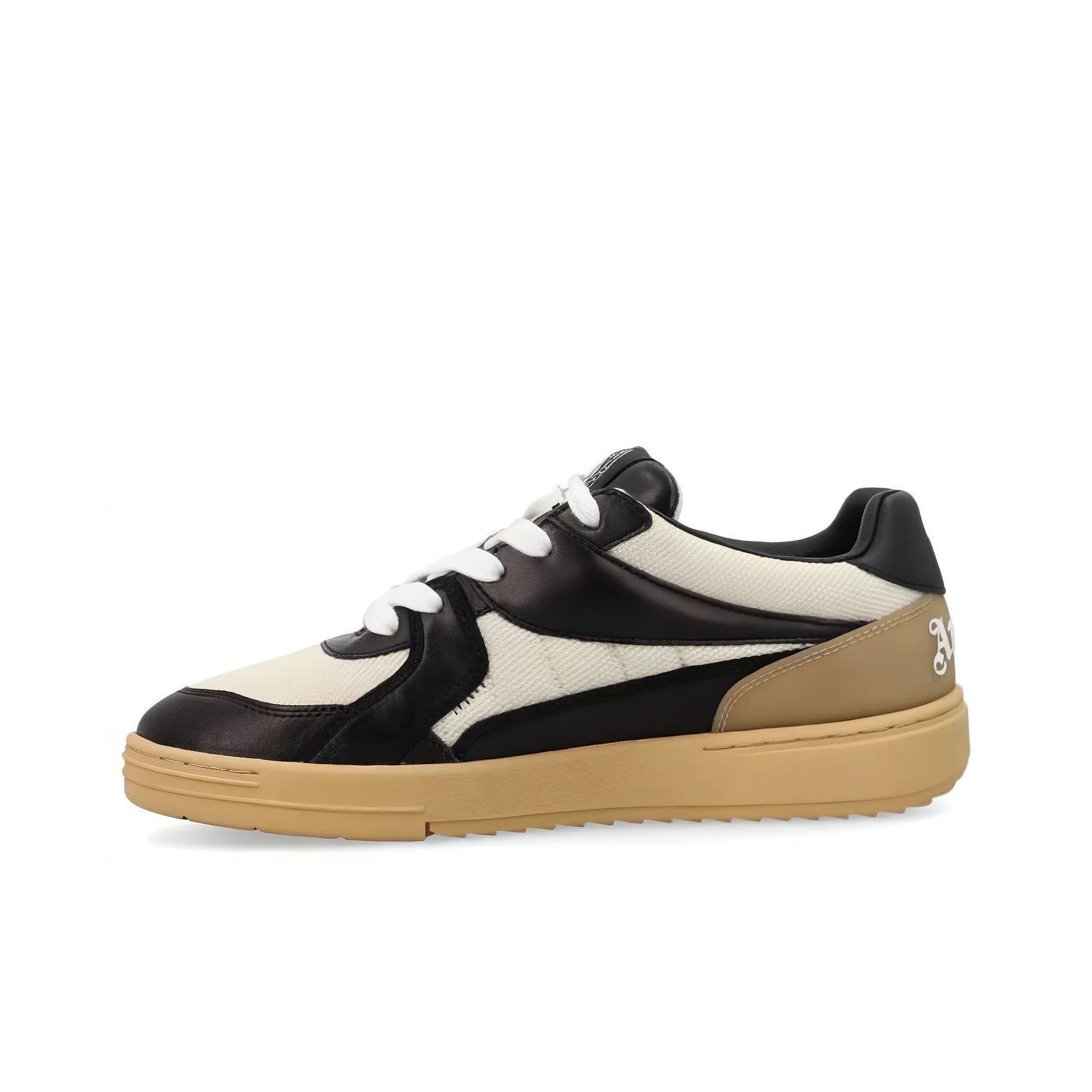 PALM ANGELS Skateboard Shoes Men Low Top Black/White/Brown