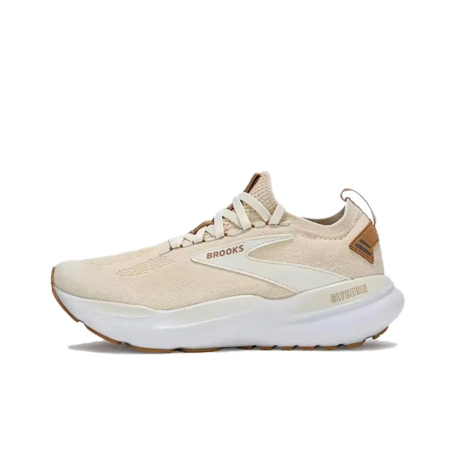 Brooks Cushioning Anti-Slip And Wear-Resistant Low-Top Running Shoes Women's Beige Brown