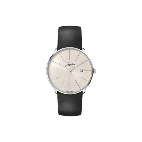 JUNGHANS Автоматический Механический Movement Мужские Meister Master Collection Часы 39,5 мм Серые