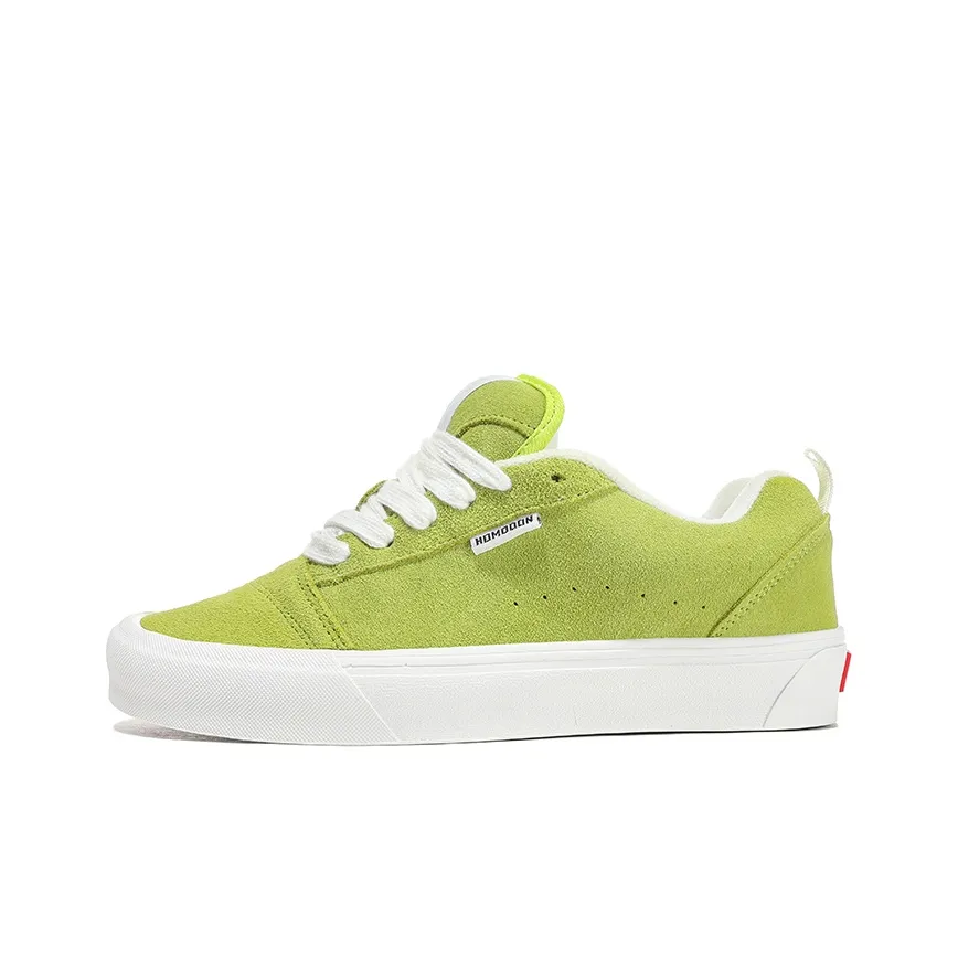 HOMDOON Покрытие Slip-Resistant Низкие Кроссовки для Скейтбординга Унисекс Яблочно-Зеленый