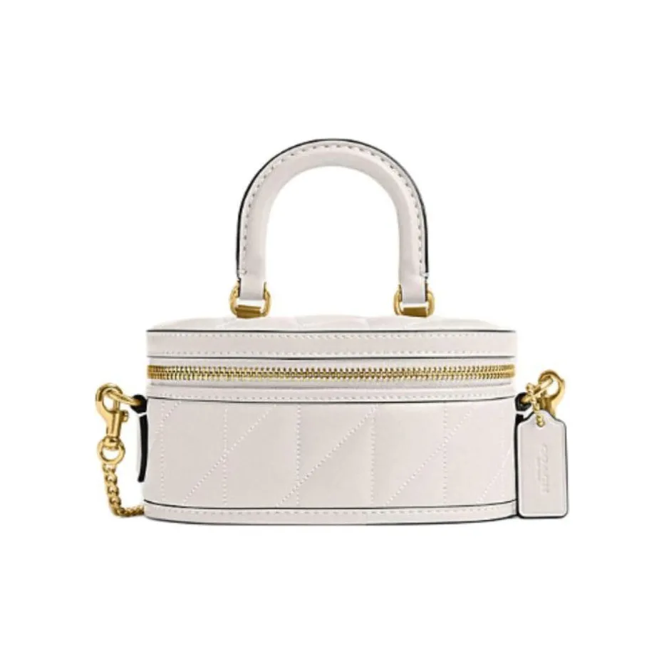 COACH Trail Напп-Кожа Сумка через плечо Сумка Женская Мел Белый