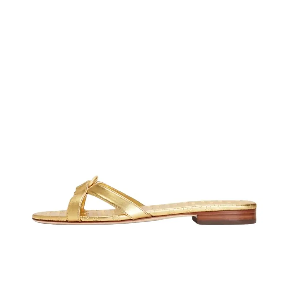 LAUREN RALPH LAUREN Slide Slippers Women's Gold