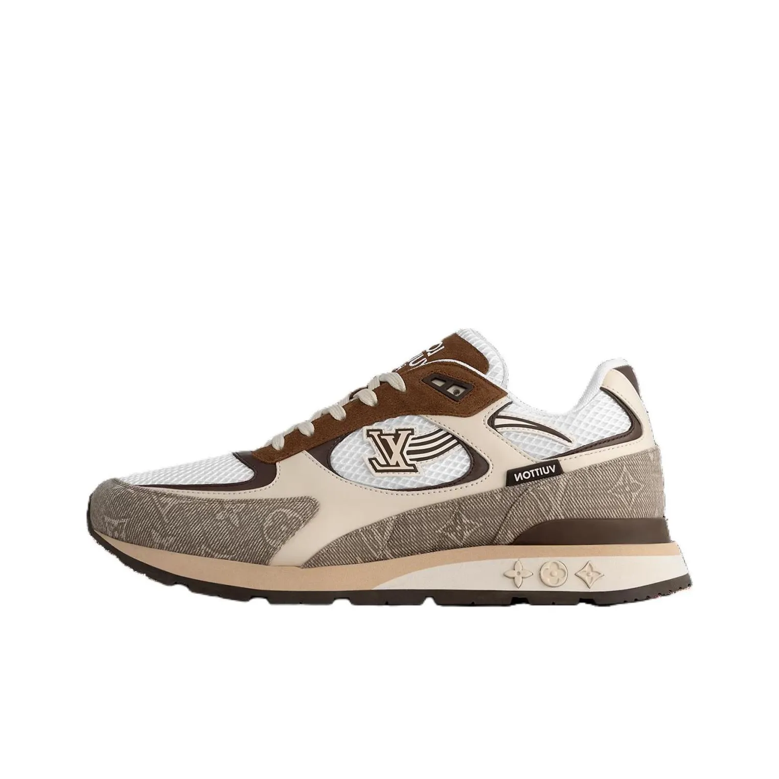 LOUIS VUITTON Run Away Low Top Casual Shoes Men
s Brown