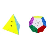 신형 업그레이드 3x3 색상 큐브 + 피라미드 큐브
