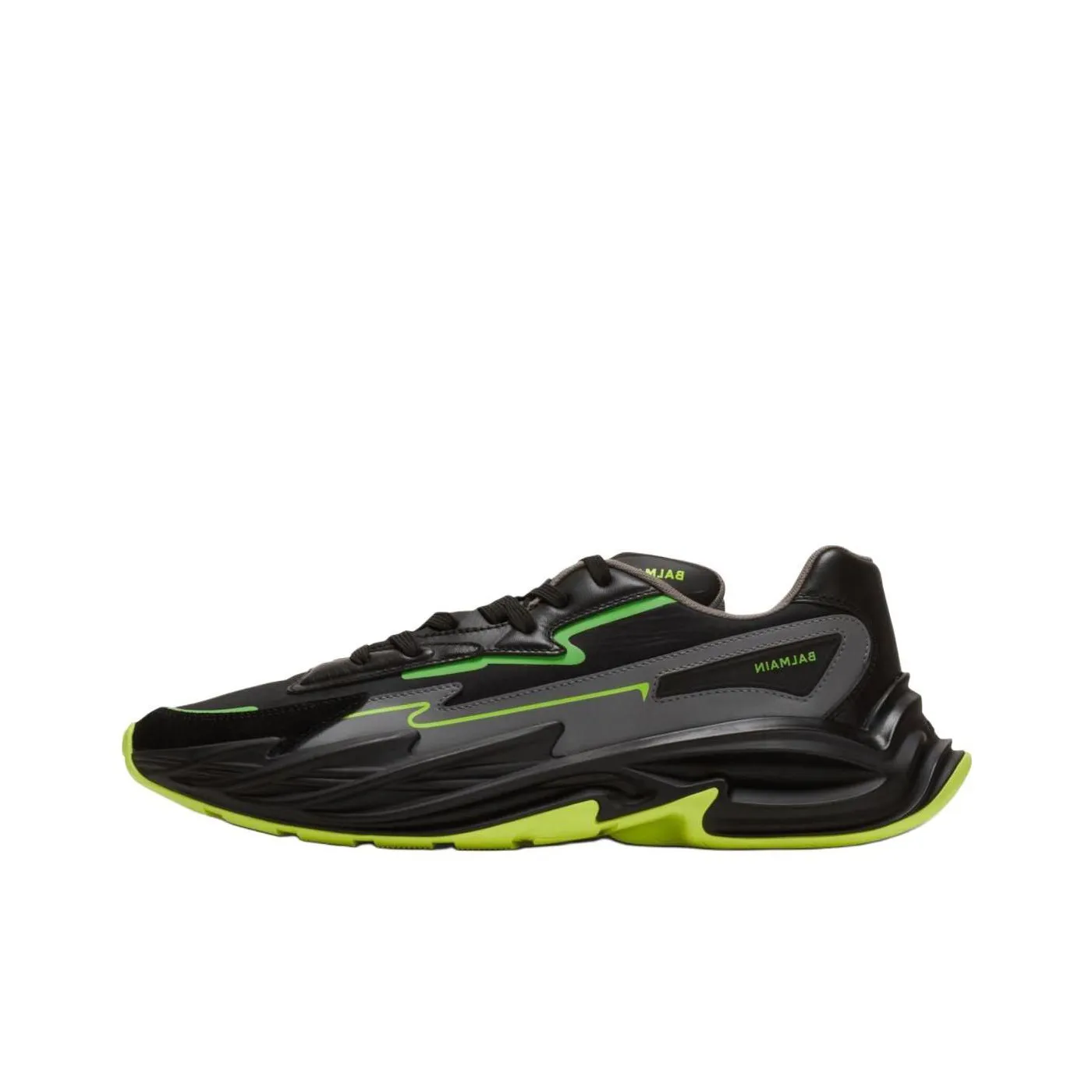 BALMAIN Run Row Casual Shoes Men's Black