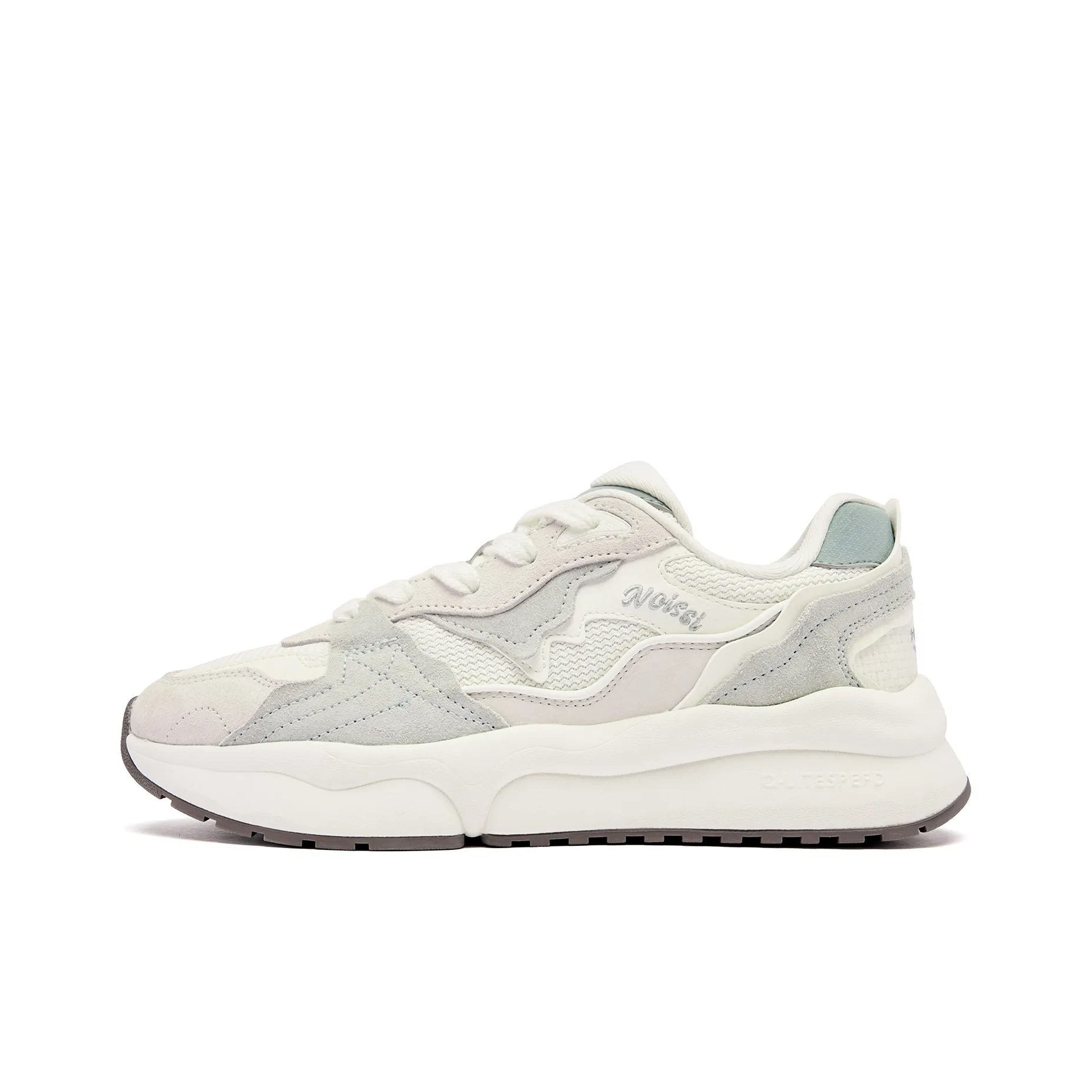 QIAODAN Revival 3.0 Wear-resistant And Lightweight Low-Top Casual Shoes Women's Ivory Mist Green