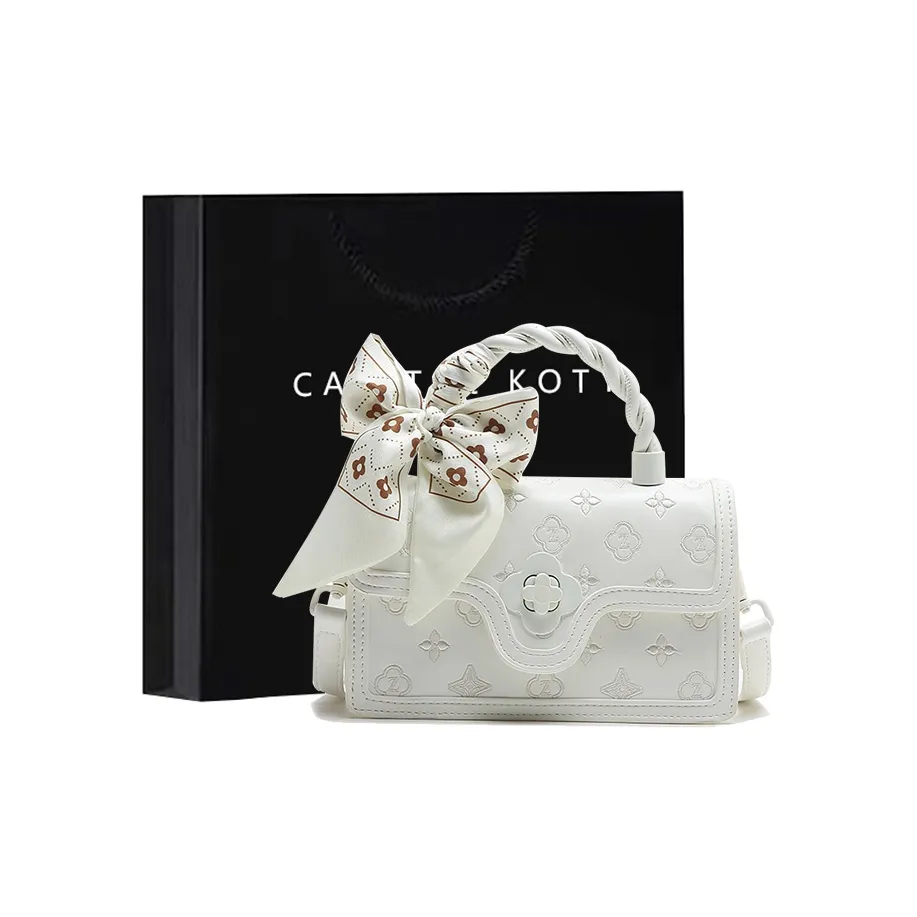 Carit Koty Полиуретан ПУ (полиуретан) Сумка Маленькая Женская Белая