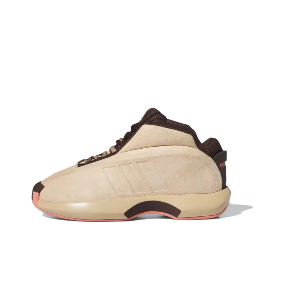 Adidas Originals Crazy BYW 1,0 Устойчивый к истиранию Дышащий MID Топ Винтажные баскетбольные кроссовки Мужской Коричневый