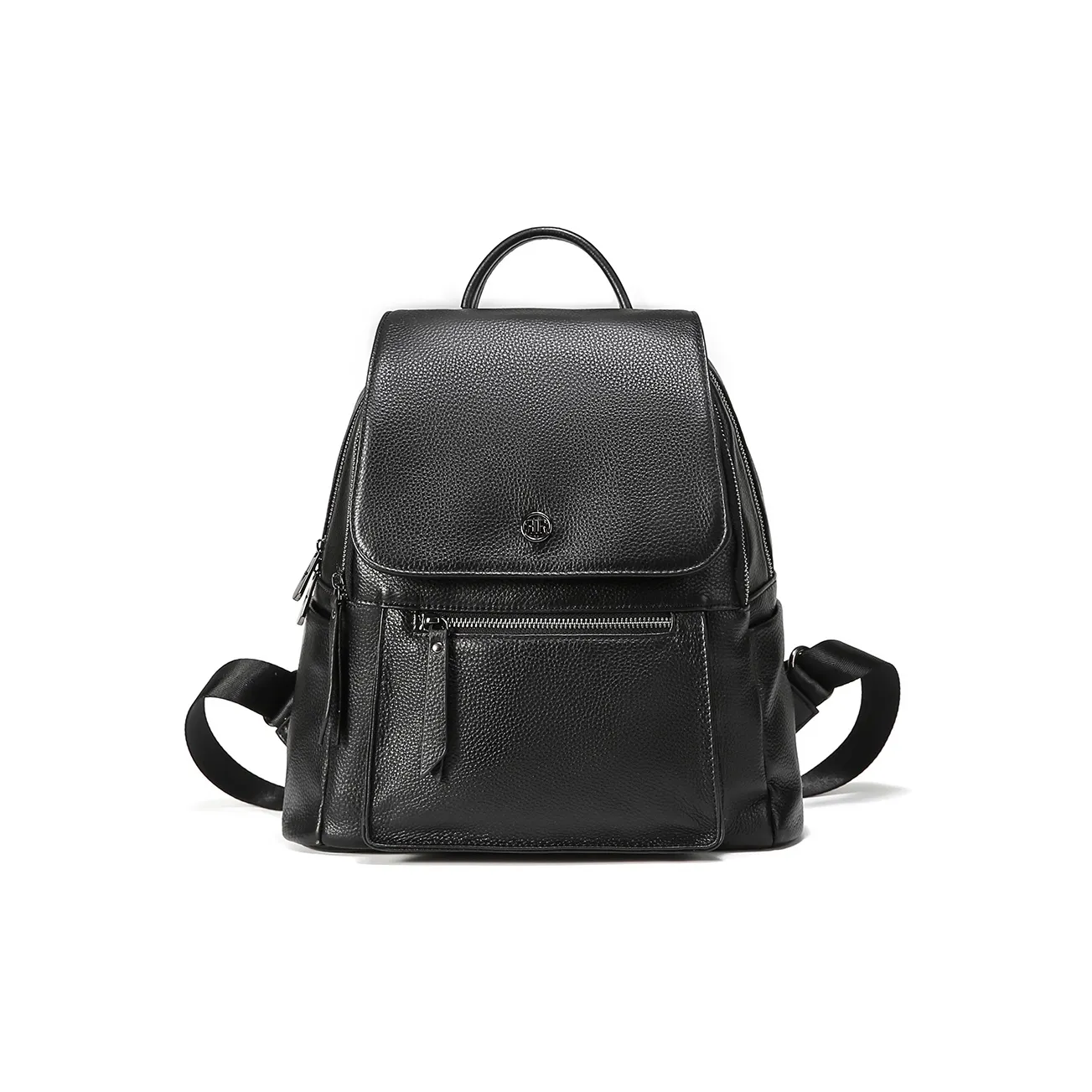 Roberta Di Camerino Рюкзак из коровьей кожи большой унисекс черный слоновая серый