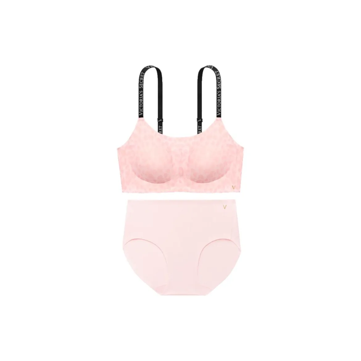 Victoria's Secret Jelly Strip Camisole Series Underwear Set Women's Pink