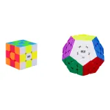 신형 업그레이드 3x3 색상 매직 큐브 + 3x3 색상 매직 큐브