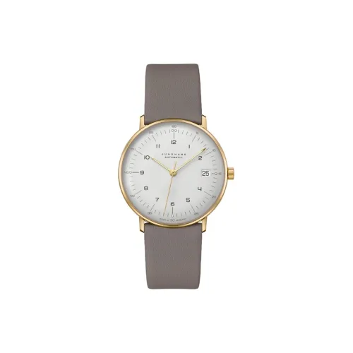 JUNGHANS Автоматический Механический Movement Женские часы из коллекции Max Bill, 34 мм, серые