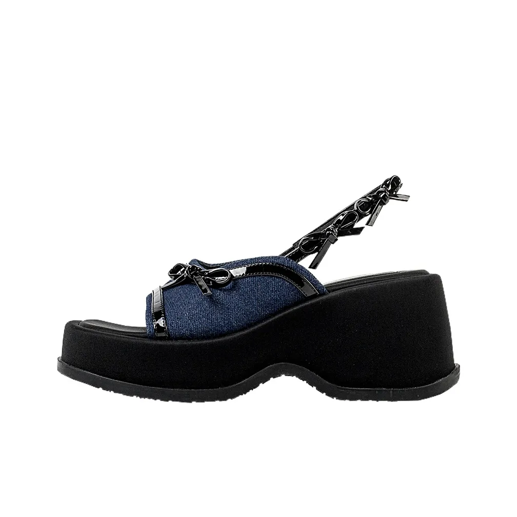 Wonderful Couple One Strap Sandals 8cm Women's