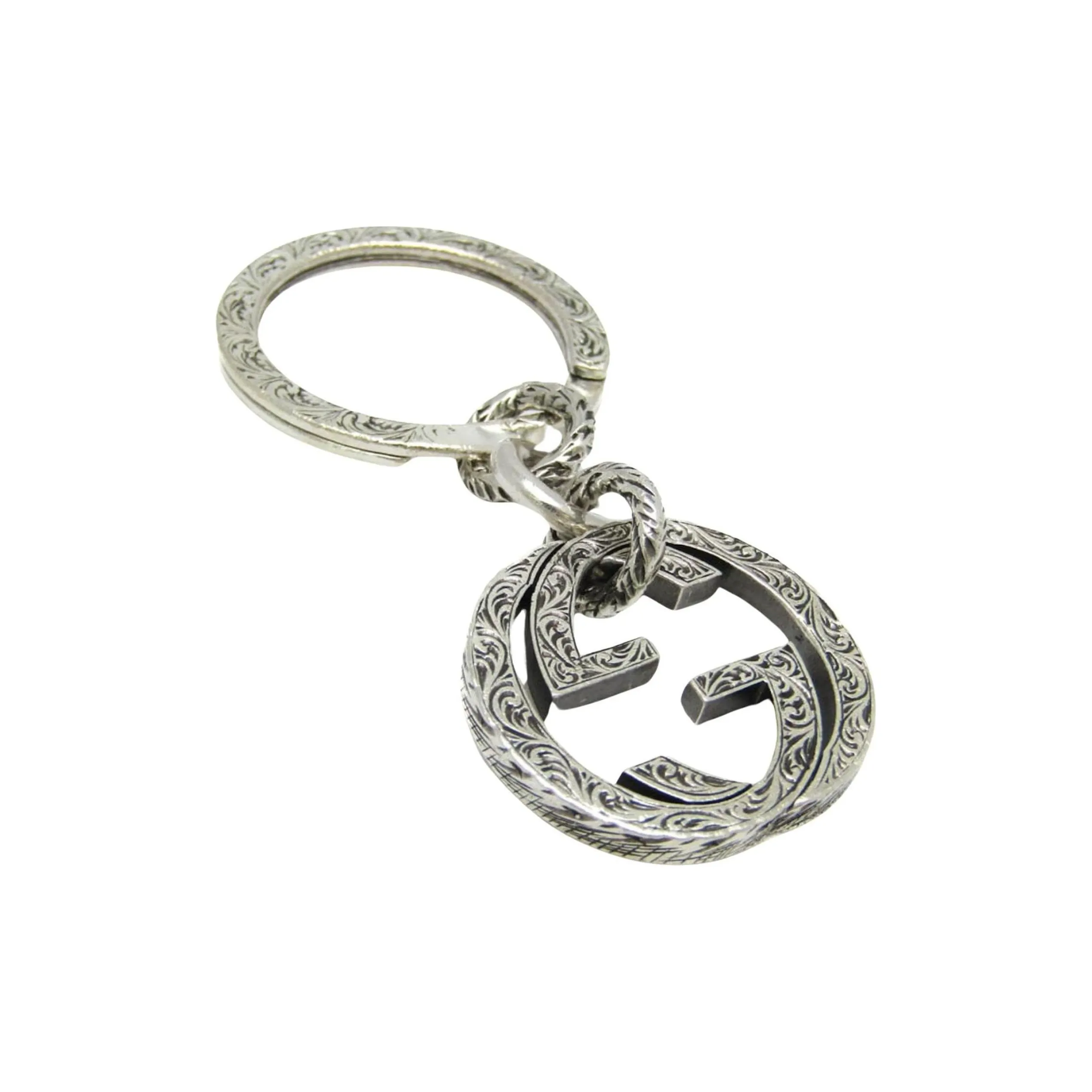 GUCCI Silver Keychains Unisex Silver