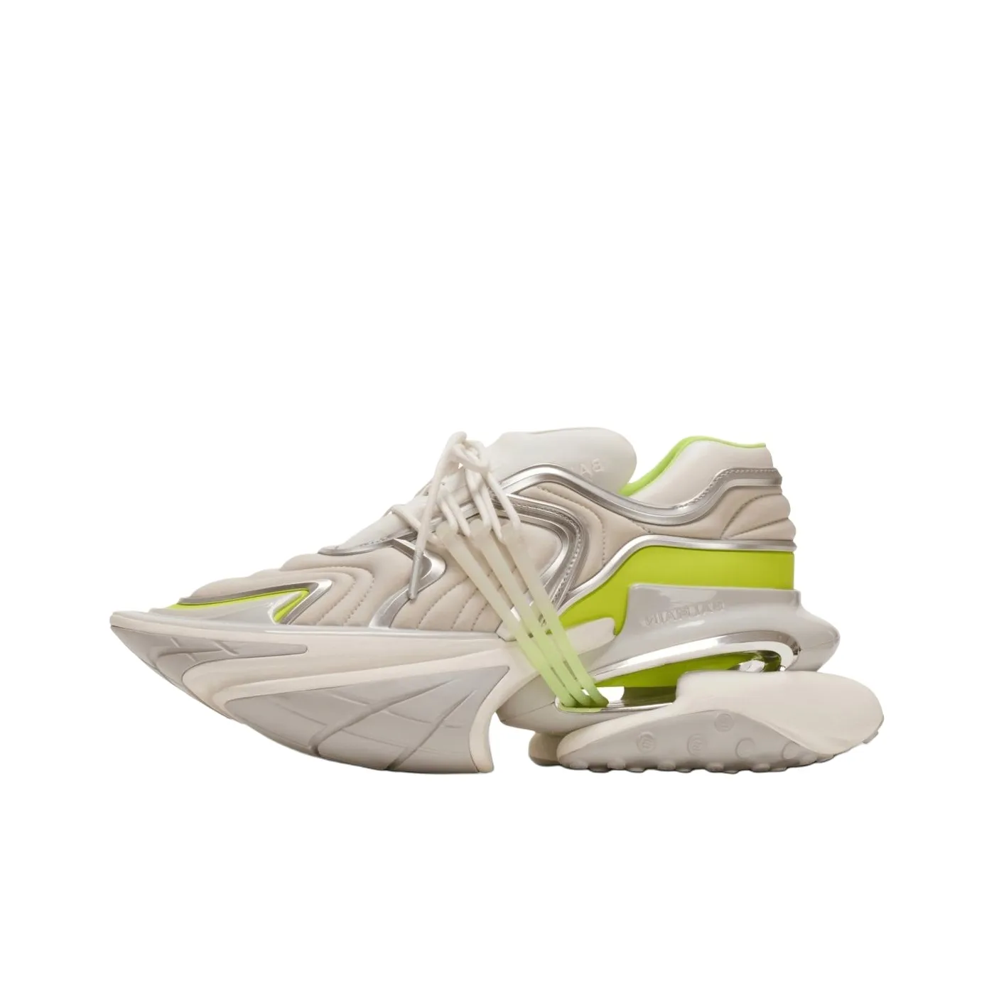 BALMAIN Unicorn Chunky Sneakers Men Low Top White