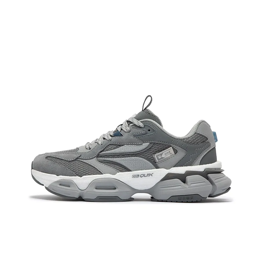 361° Lingmou Pro Slip-Resistant Abrasion-Resistant Low Top Casual Men's Graphite Gray