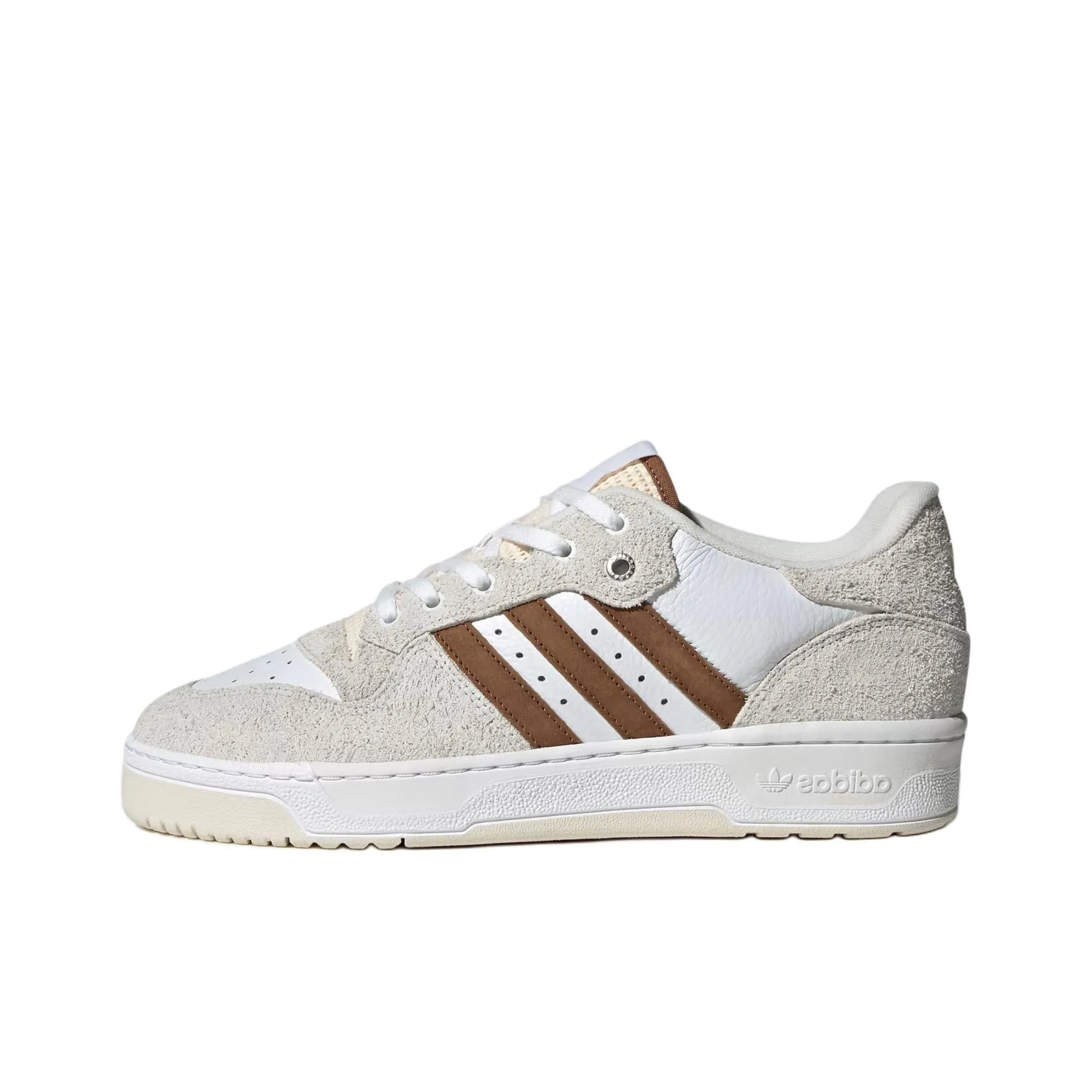 Solebox x Adidas Originals Rivalry Low Амортизация Износостойкий Низкий Топ Скейтборд Кроссовки Мужские Белый-Коричневый