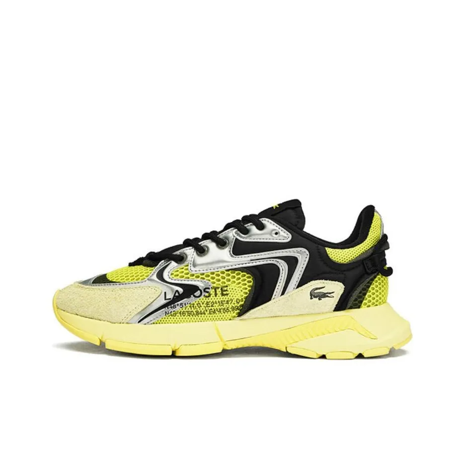 LACOSTE L003 Neo Low Top Casual Shoes Men's Yellow Black