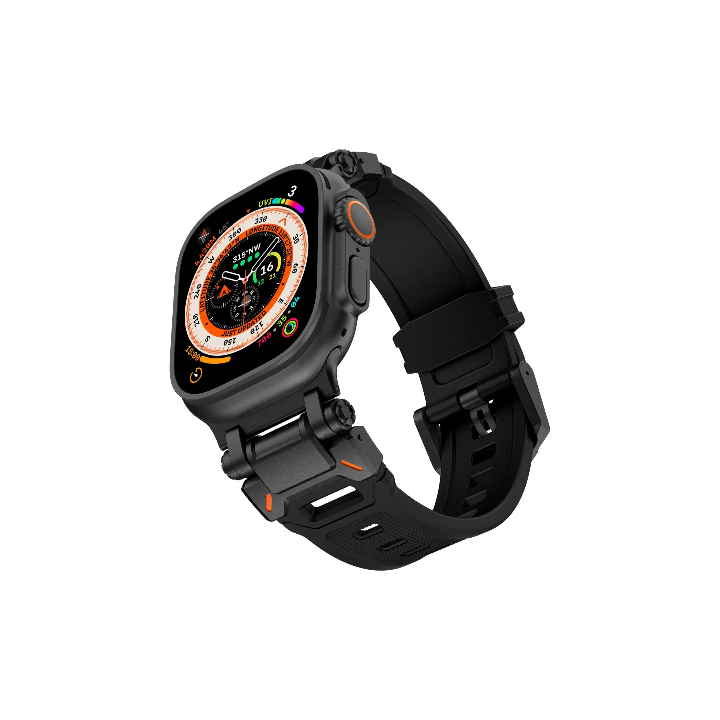 Akkerds Ремешок Apple Совместимость Силиконовый Материал 49 мм