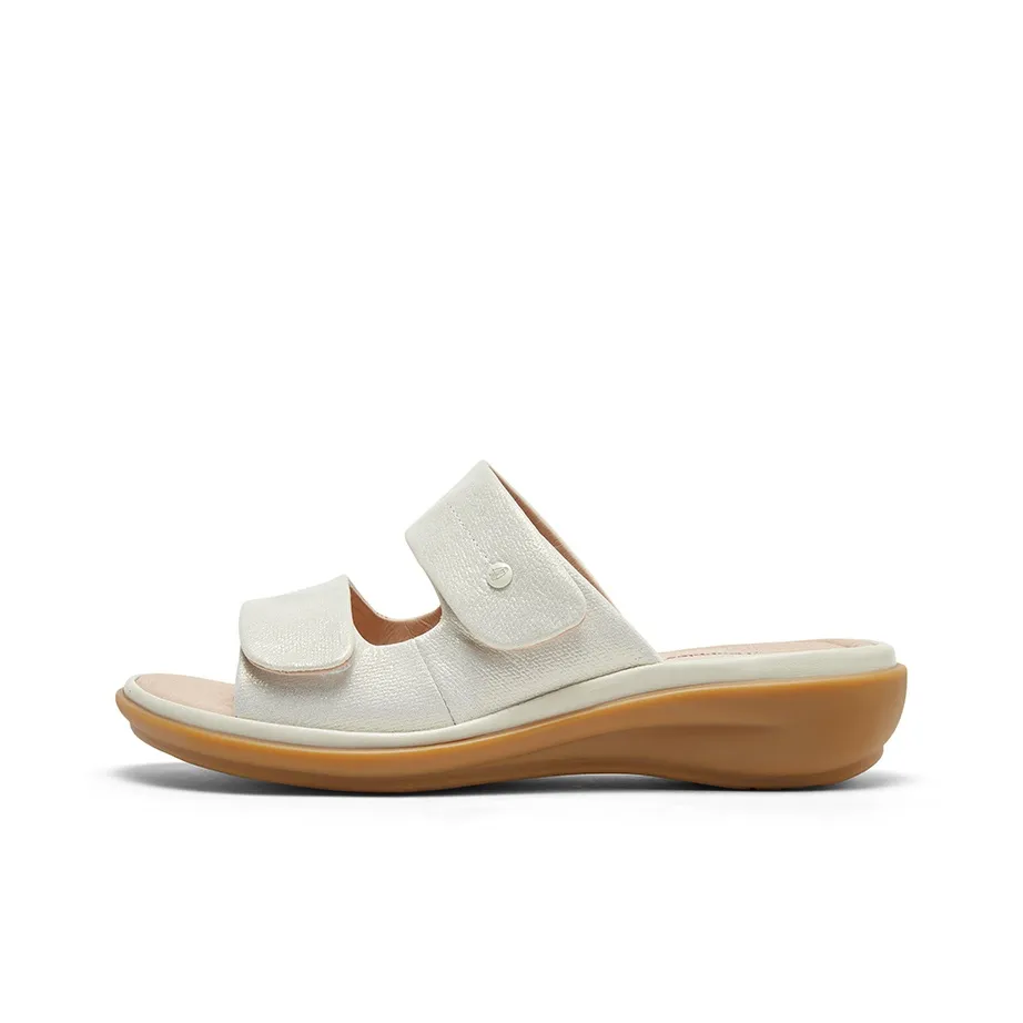 Hush Puppies Slide Slippers Women's Brown, Silver
