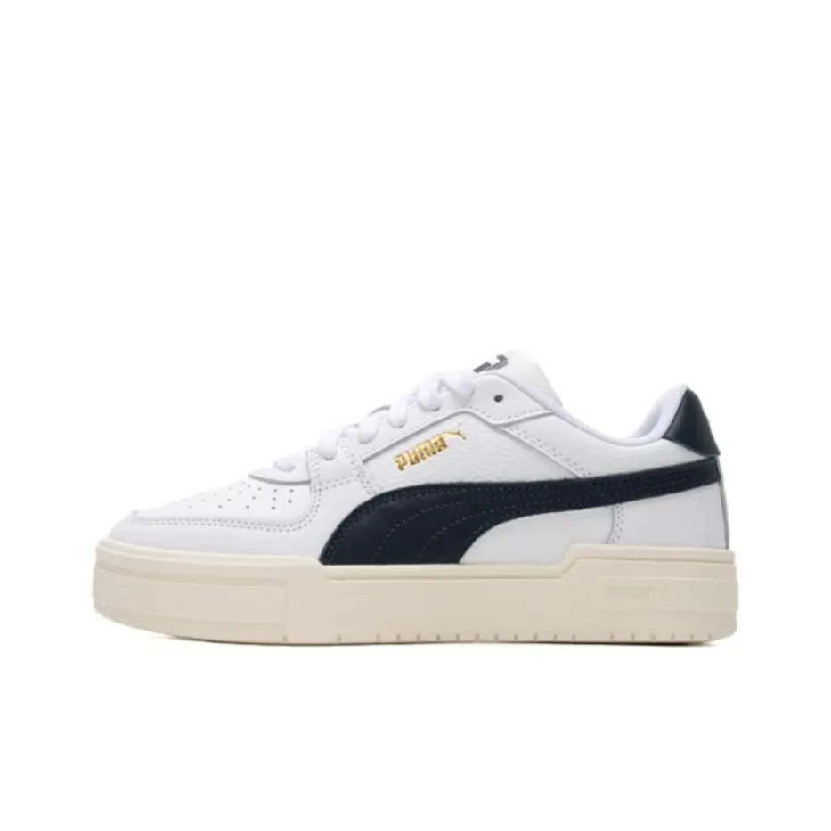 PUMA Ca Pro Classic Покрытие Устойчивое к истиранию Низкий Топ Скейтборд Кроссовки Унисекс Белый Синий