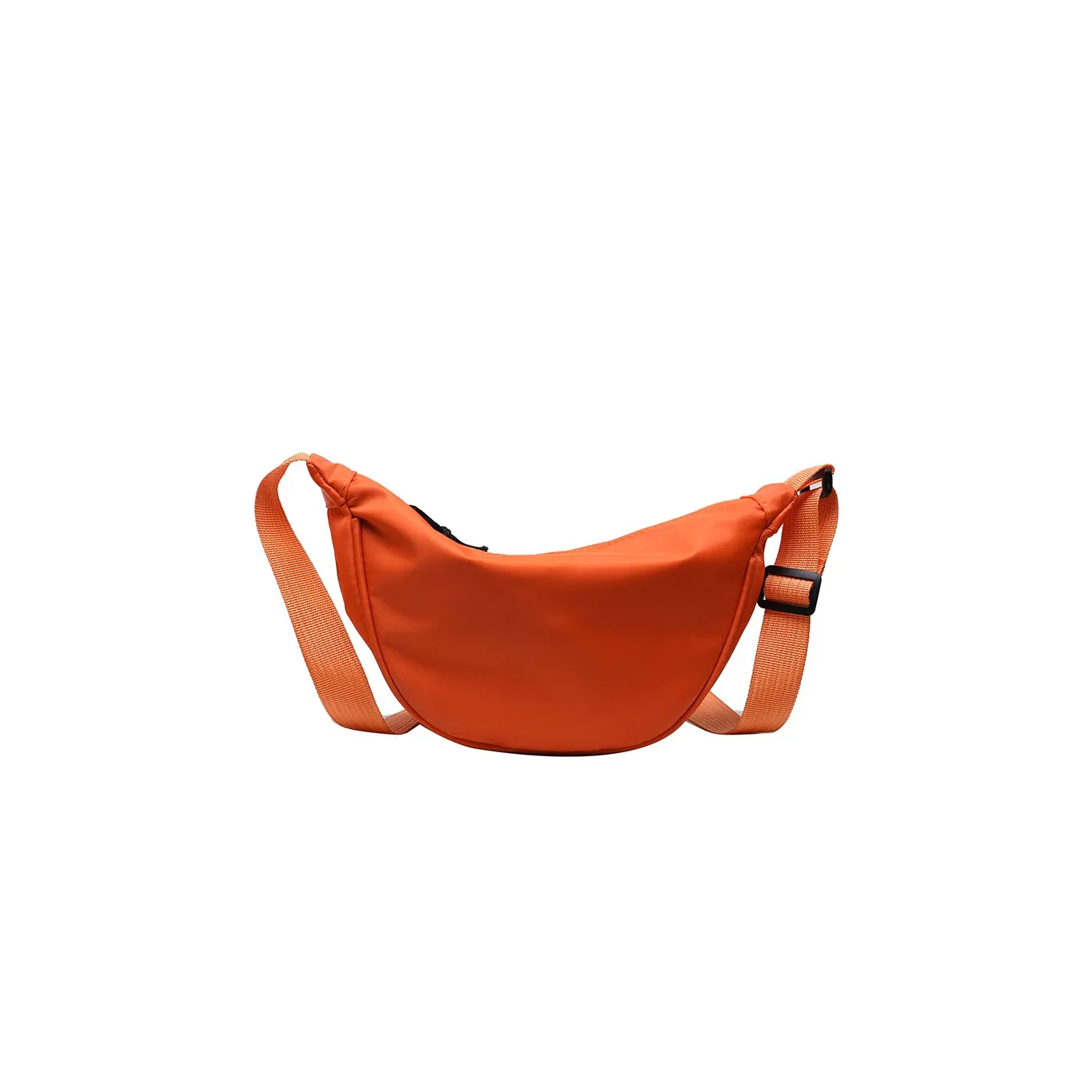 Aini Rabbit Canvas Shoulder Bag Small Size Women's Orange/White/Black