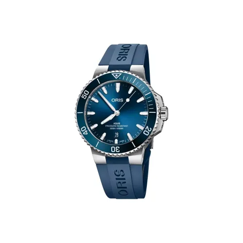 Oris Автоматический Механический Movement Унисекс Aquis Series Часы 41,5 мм Синие
