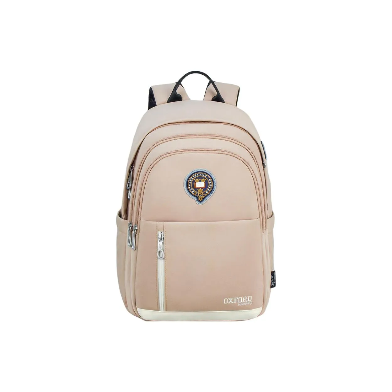 UNIVERSITY OF OXFORD Fabric Backpack Regular Unisex Khaki/Pea Green/Purple Taro