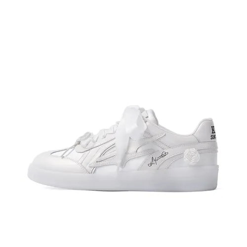 KILLWINNER Кроссовки для скейтбординга Low Top Белые с кружевом Женские