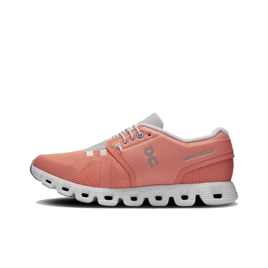 On Cloud 5 Cushioning Lightweight Low Top Casual Running Shoes Women's Flamingo Red