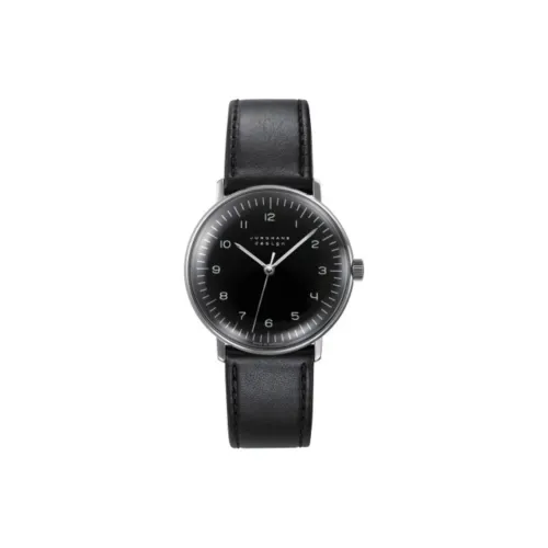 JUNGHANS Ручной Механический Движение Мужские Часы 34 мм Черные