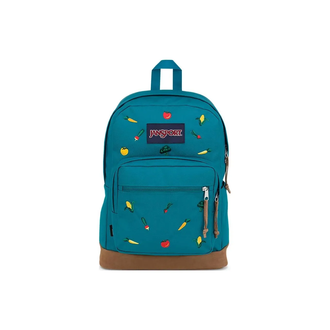 JanSport Cordura® Ткань с Замшей Рюкзак Унисекс Темно-Синий Вышивка