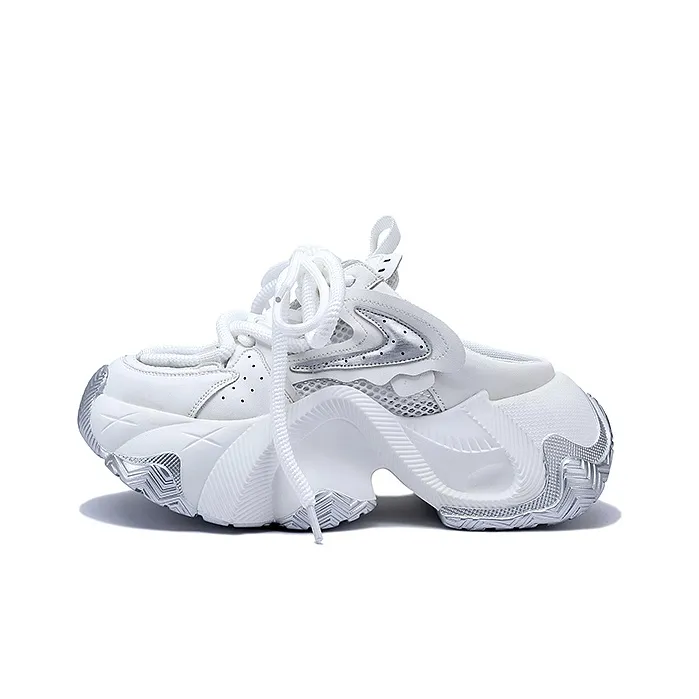 SELAIYA Abrasion Resistant Slip Resistant Closed Toe Slippers Women's White
