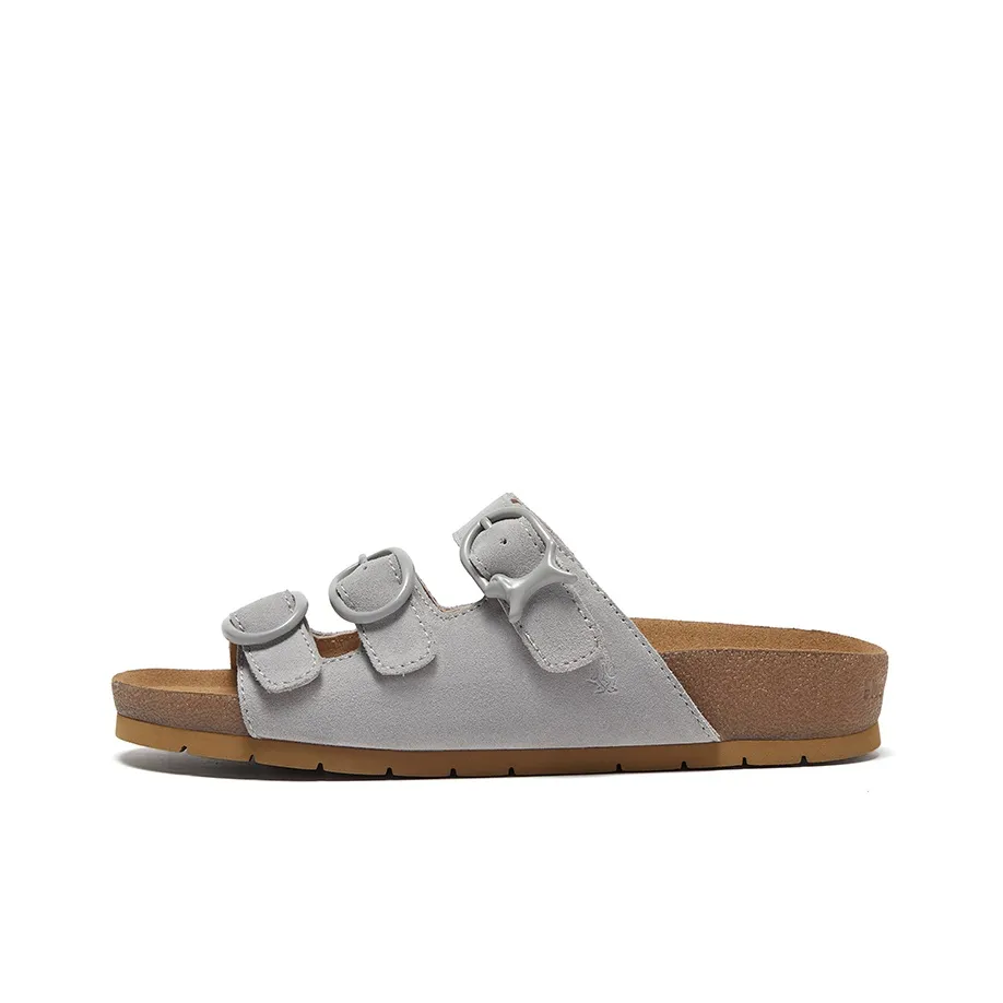 Hush Puppies Slide Slippers Women's Gray, Yellow