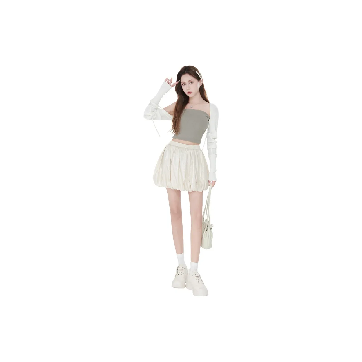 ZAZN Casual Short Skirts Women's Rose Gold