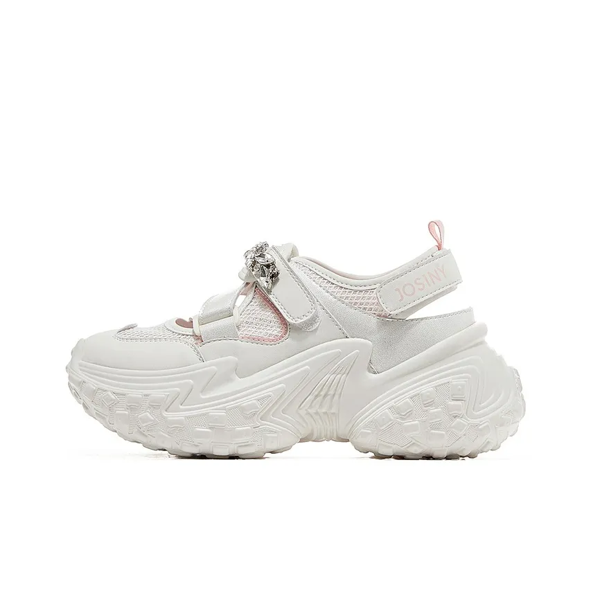 JOSINY Anti Slip Wear Resistant Low Top Chunky Sneakers Women's
