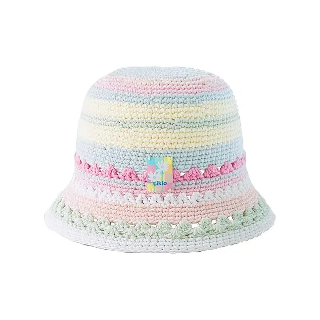 LIKIO Вязаная шапка из хлопка и полиэстера женская