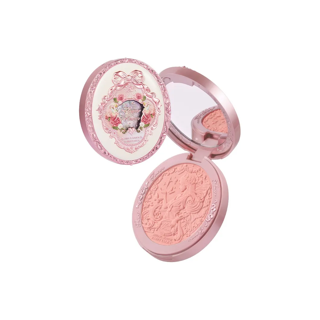 FlowerKnows Midsummer Night's Collection Кашемир Тисненый Румяна Вечерний Тон Кожи Осветляющий Тон Кожи Блестящий 5г